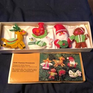 Festive Felt Ornament Set for Kids